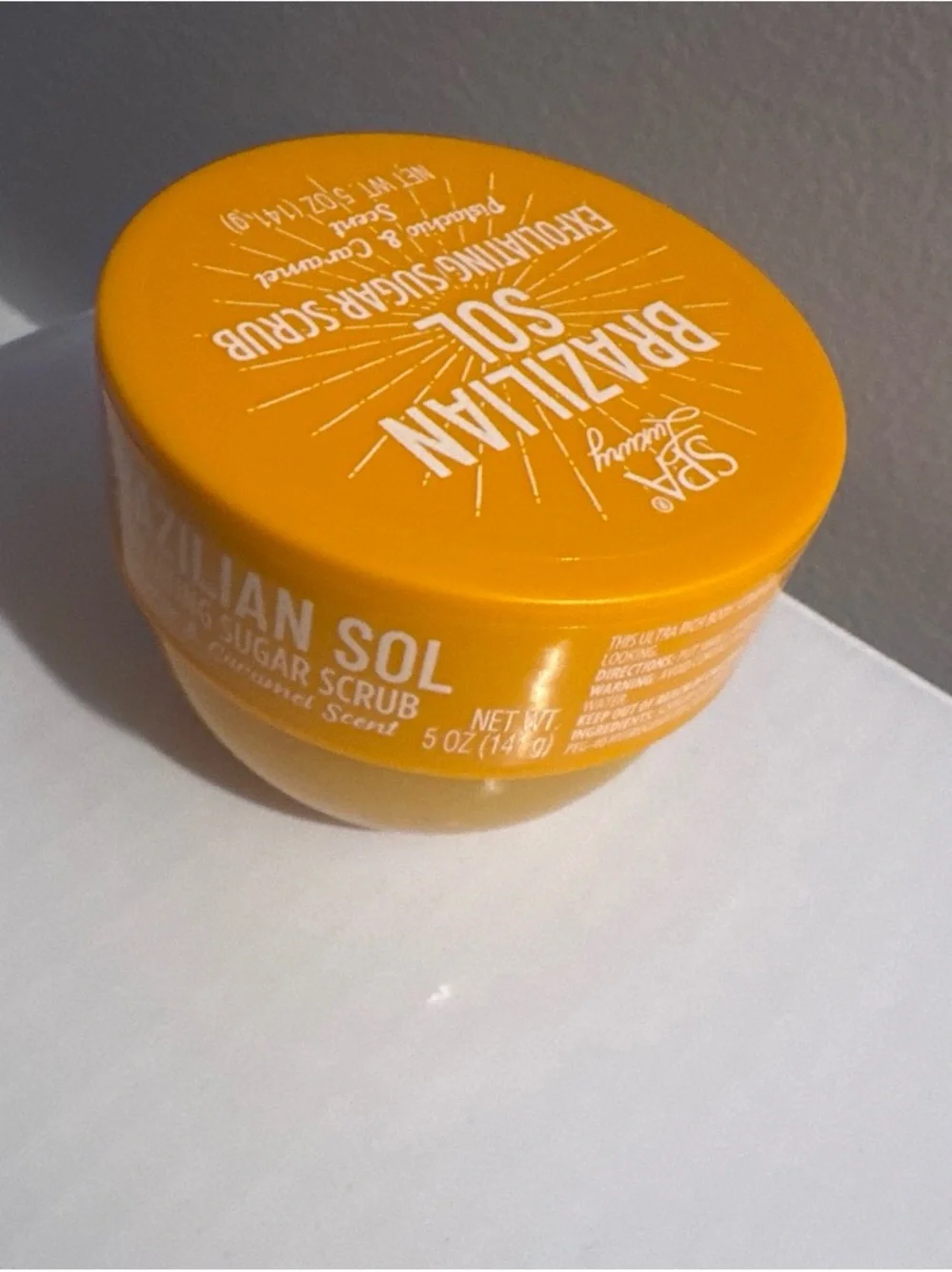 Exfoliating Sugar Scrub - Yellow